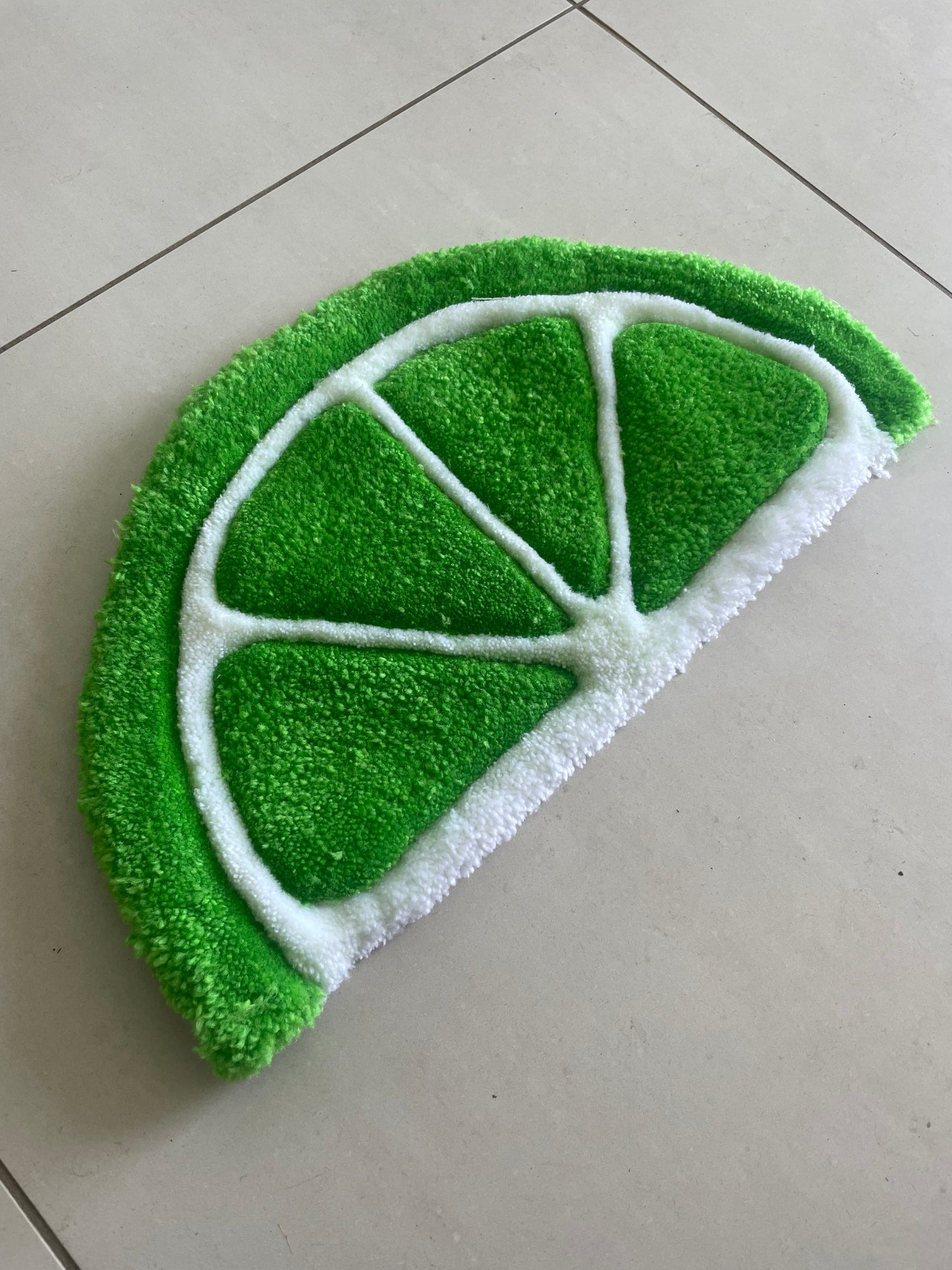 Lime Wedge Rug